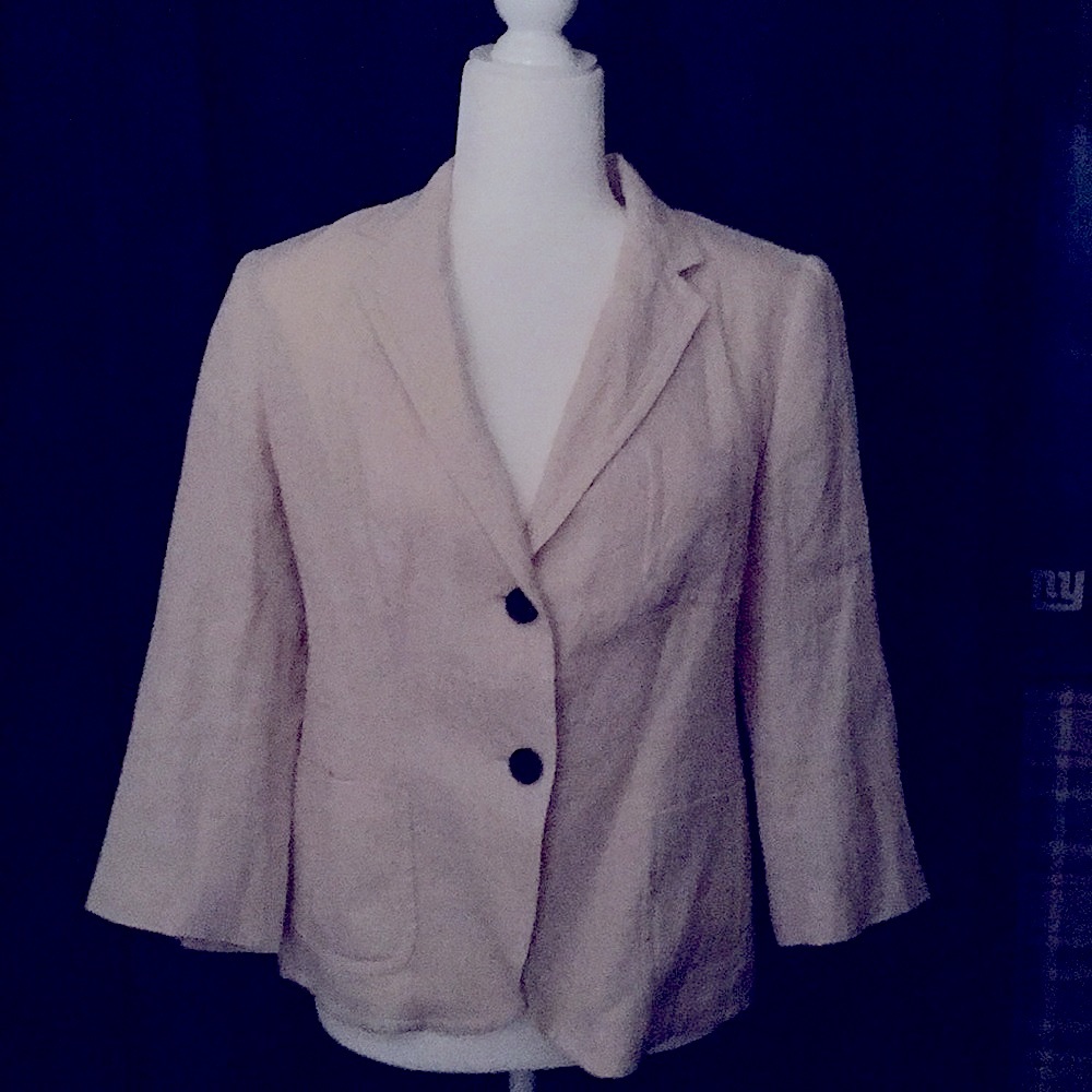 Talbots Linen Blazer